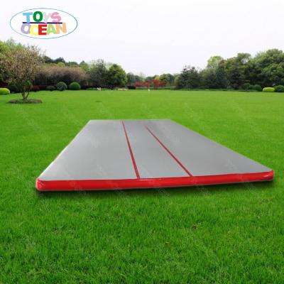 China Tranning Gymnastics New 2021 Hot Sale Customized Gymnastics 10m 4m 5m 6m 8m Inflatable Yoga Mat Inflatable Air Track For Sale for sale