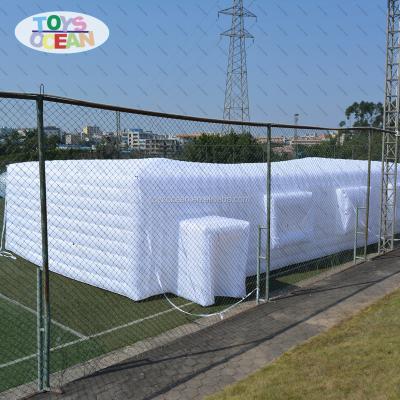 China Advertising Custom Large Products Event Tent Outdoor Inflatable Cube Tent Wedding Igloo Tent for sale