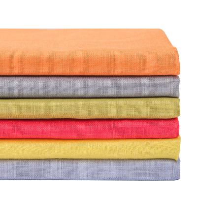 China Sueded Light Weight 100% Pure Linen Fabric Colored Linen Fabric Brushed Linen Fabric For Clothing for sale