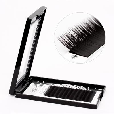 China IRISMOON Private Label PBT Long Curl Synthetic Hair Eyelash Extension Natural Black Wholesale Natural Classic Korean Eyelash Extensions Synthetic Hair for sale