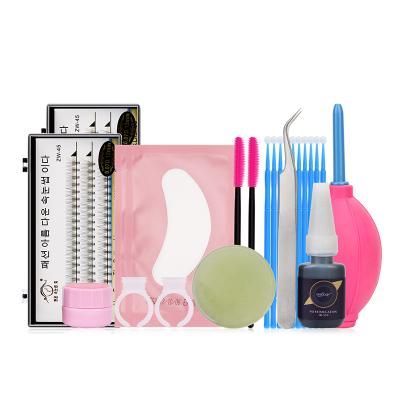 China Eyelash Extension Kits & High Quality IRISMOON Starter Extension Starter Lash Kits IRISMOON Eyelash Practice Kits Pack Graft Eyelash Extension Tools Lash Training Kits Bag for sale