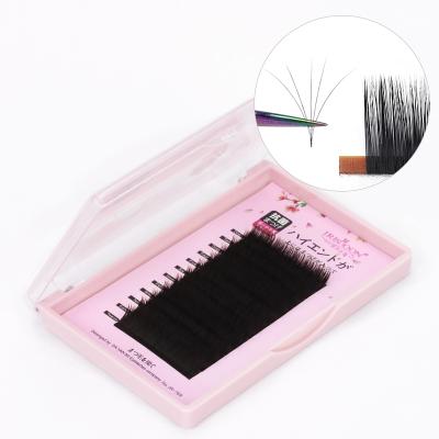 China Long Natural IRISMOON Mixed Easy Fan 0.07mm Length Volume Eyelash Extension Trays Wholesale Private Label Fast Fanning Eyelash Extensions for sale