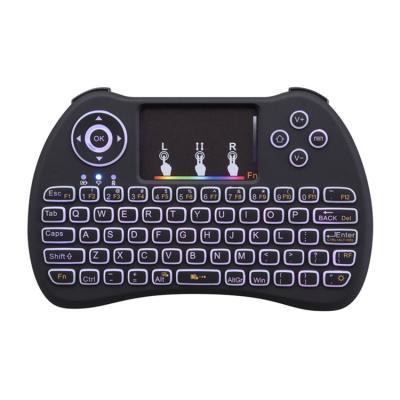 China Hot Selling Thin IMO h9 3d Air Keyboard Shenzhen Mini Mouse 71 Keys Wireless Ott TV Box Slim Outdoor for X96 mini H96 mini T95z plus tv box for sale