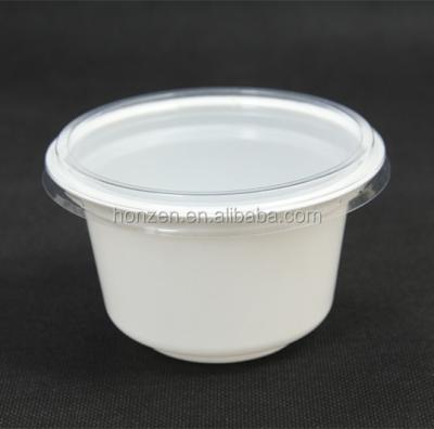 China Disposable Plastic Sauce Food Grade PP 230ml Frozen Yogurt Cups for sale