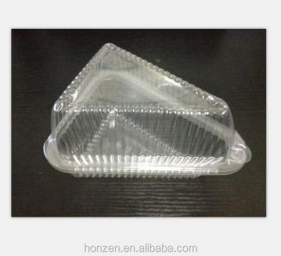 China Disposable Plastic Food PET Triangle Sandwich Tray Container for sale