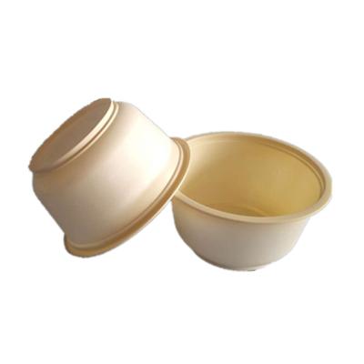 China 22OZ Food Packaging Biodegradable PLA Bowl / 650ml Biodegradable Plastic Bowl for sale