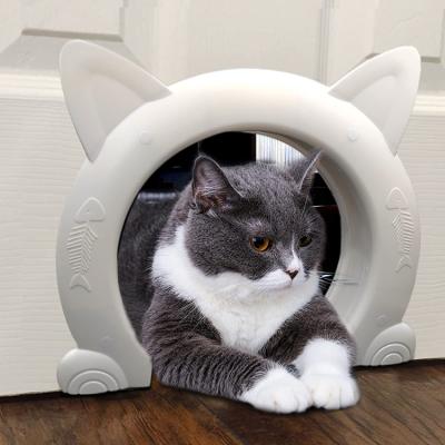 China Excavator Stored Small Easy Safety Installation Around NO--flap Hidden Cat Door Inside Trash Safety Pet for sale