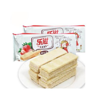 China Gluten Free Wholesale Cream Strawberry Sandwich Wafer Cookies Manufacturer for sale