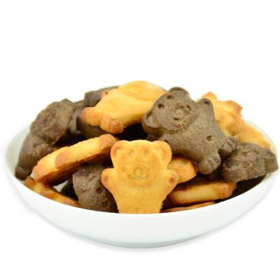 China Gluten Free Chocolate and Gluten Free Milk Baby Biscuit Animal Cookie (80gr) for sale