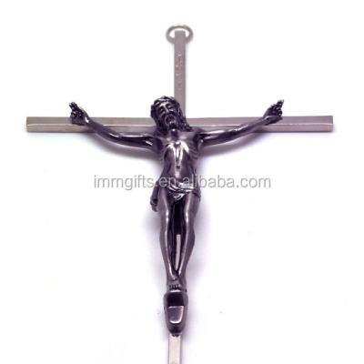 China China Crucifix metal cross Jesus hanging religious inspirational INRI for sale