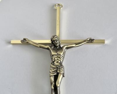 China China High Reputation Immanuel Crucifix Jesus hanging wall decoration religious inspirational Christian product hand crafted INRI for sale