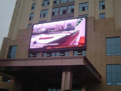 China P10 DIP Full Color Commercial LED Screen Advertising Display (1R1G1B) for sale