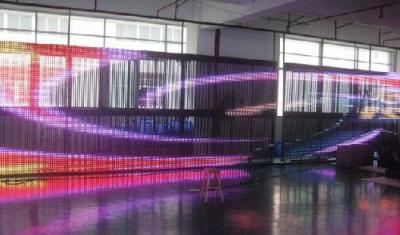 China 18.75mm Waterproof Curtain LED Screen IP65 For Advertising , 5050 SMD LED Display for sale