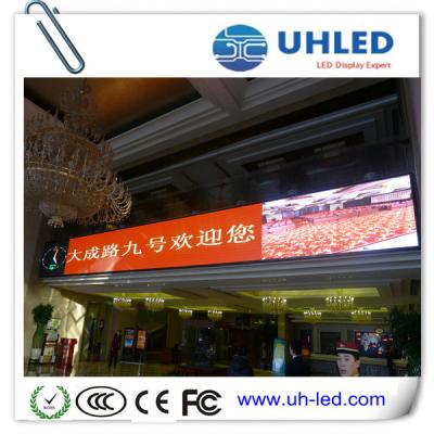 China Slim P6 Indoor Advertising LED Display 1500 cd / ㎡ , High Resolution LED Screen for sale