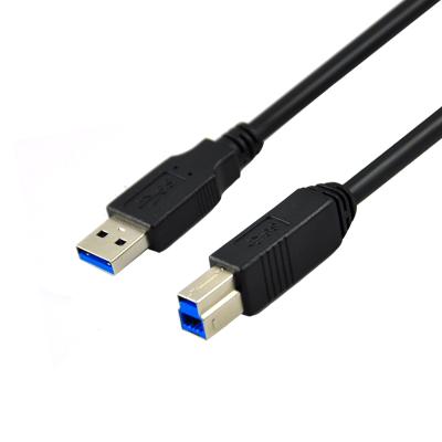 China Printer Usb 2.0 Male To Male Printer Usb B Cable For Printer Black Custom 1M Data Transfer, 3a Fast USB 2.0 Charging Connector Yuwangxing for sale