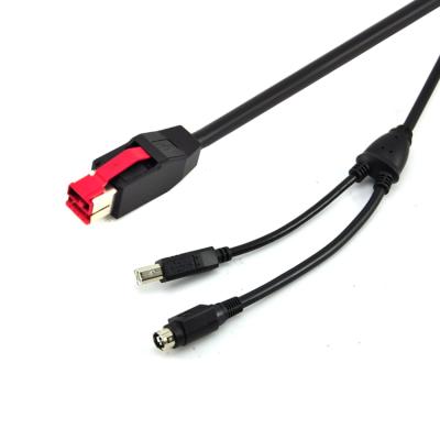 China Original Stock Compatible Printer Convenient 2 Strong Practicality In 1 Power 24V Printer Usb Cable for sale