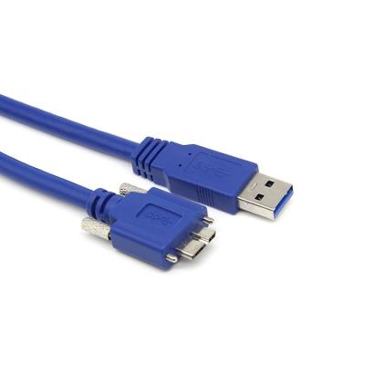 China Electronic Custom High Quality USB3.0 Male To Fixed Micro B Male To Connect Extension Cable for sale