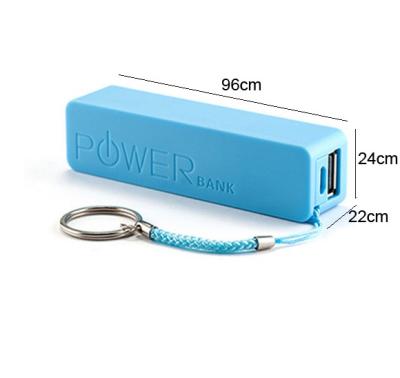 China Li - polymer ABS Mobile Power Bank 2600mAh tube cylinder mobile charger for sale