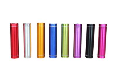 China professional Cylinder Portable Mobile Power Bank 2200mah USB charging for sale