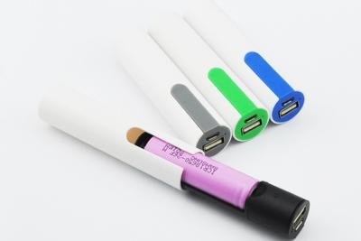 China Mini tube lipstick Universal Power Bank Charger rechargeable external for sale