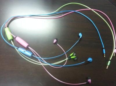 China healthy shinning Sport Metal , ABS Led earphones for iPod / ipad for sale