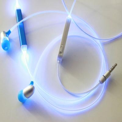 China Small Light Up in ear phones  for Mp3 / tablet / PC , LED Dynamic for sale