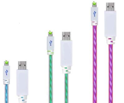 China Visible Sync Light Up Cable Glowing for iPhone 5 / 5S / 5C / iPad 4 Air for sale