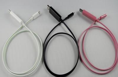 China Glow long LED Lightning Cable Visible EL Flashing cable for mobile phone for sale