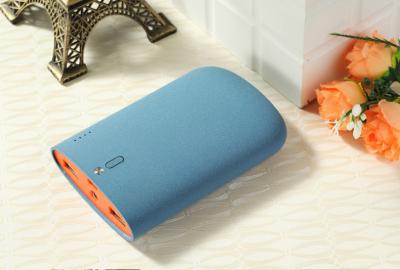 China Colorful Portable Dual USB Power Bank universal for iphone , Samsung for sale