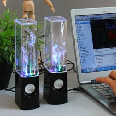 China White / Black Water Dance Speaker portable Cylindrical wireless for PC for sale