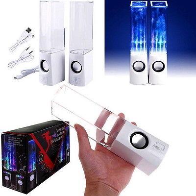 China Mini LED USB water dancing speakers indoor musical for Computer for sale