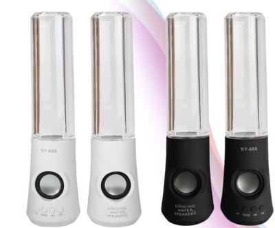 China ABS / Acry Dancing Water Speakers Micro SD Slot USB Audio Rechargeable for sale