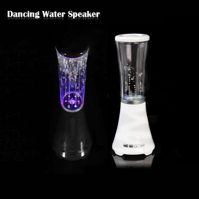 China Black & White Water Dance Speaker for PC Laptop , portable dancing speaker for sale