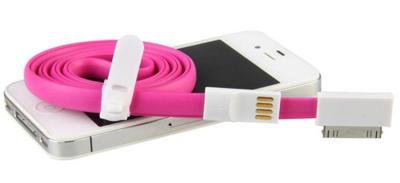 China iPhone 4/4S USB Ladegerät-Kabel magnetischer 30 Pin 1.2m übertragen lang Draht zu verkaufen