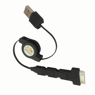 China Teleskopisches ABS/PU USB Ladegerät-Kabel für Handy, einziehbar zu verkaufen