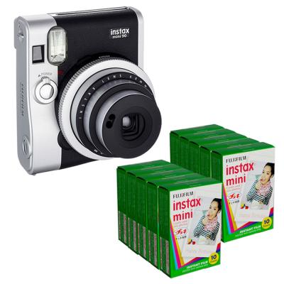 중국 신 까만 Fuji Fujifilm Instax 소형 90/Polariod 고전적인 즉석 카메라 판매용