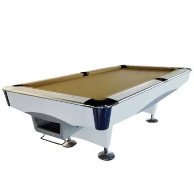 China Automatic collecting ball Popular factory supply solid wood frame american commercial pool table for sale