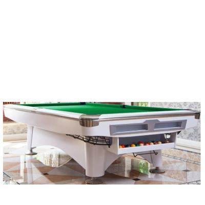 China Automatic collecting ball Indoor board game modern luxury hard wood pool table billiard table for sale