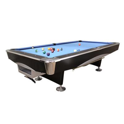 China Indoor Sport Game Table Professional factory sell classic black table blue cloth billiard pool table 9ft 8ft on sale for sale