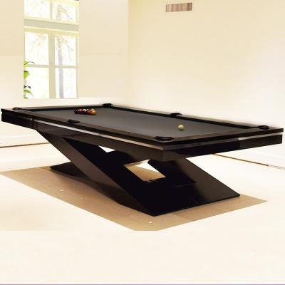 China Automatic collecting ball Factory 8ft 9ft modern solid wood slate pool table american billiard table on sale for sale