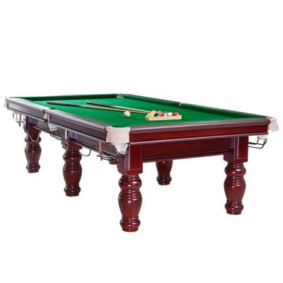 China Pool table Professional multi functional black 8 ball billiard pool table with tennis table 2 in 1 for sale