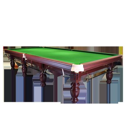 China Best Selling Solid Wood 6 Pocket Frame Marble Slate Snooker Pool Table for sale