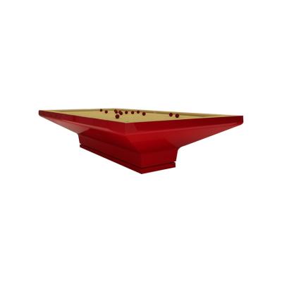 China Billiards and Ping Pong Set Modern Solid Wood Frame Art Pool Table For Sale for sale