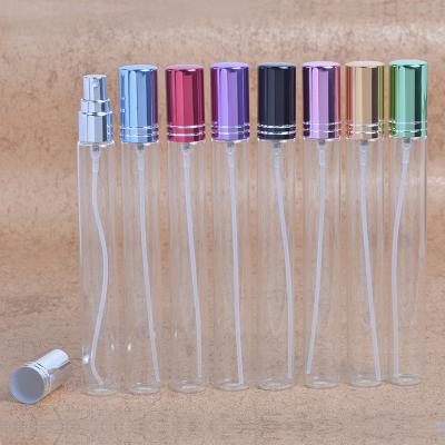 China Personal care MUB 20ml spray perfume bottle with color atomizer, empty glass perfume spray bottles for sale