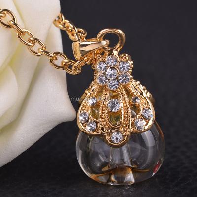 China High Quality ALLOY MUB Necklace Essential Oil Aromatherapy Perfume Scent Diffuser Jewelry for sale