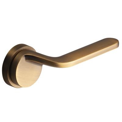 China New Style Interior Door Handle Mortise Lock Lever Modern Door Handle Lock Modern Zinc Alloy Bracket for sale