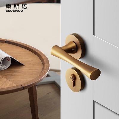 China Modern high quality interior door lock furniture decoration door lock and new designed unique handles design door lock for sale