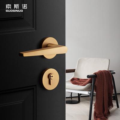 China Modern high quality interior door lock furniture decoration door lock and new designed unique handles design door lock for sale