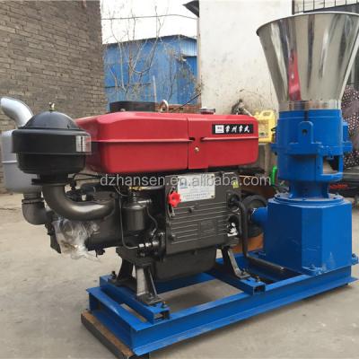 China Farms Factory Directly Sale 500kg Diesel Pellet Machine Feed Wood Pellet Machine for sale