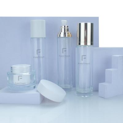 China 2022 Fomalhaut Personal New Product Empty Glass Cosmetic Packaging Skin Care Bottle Container For Toner for sale